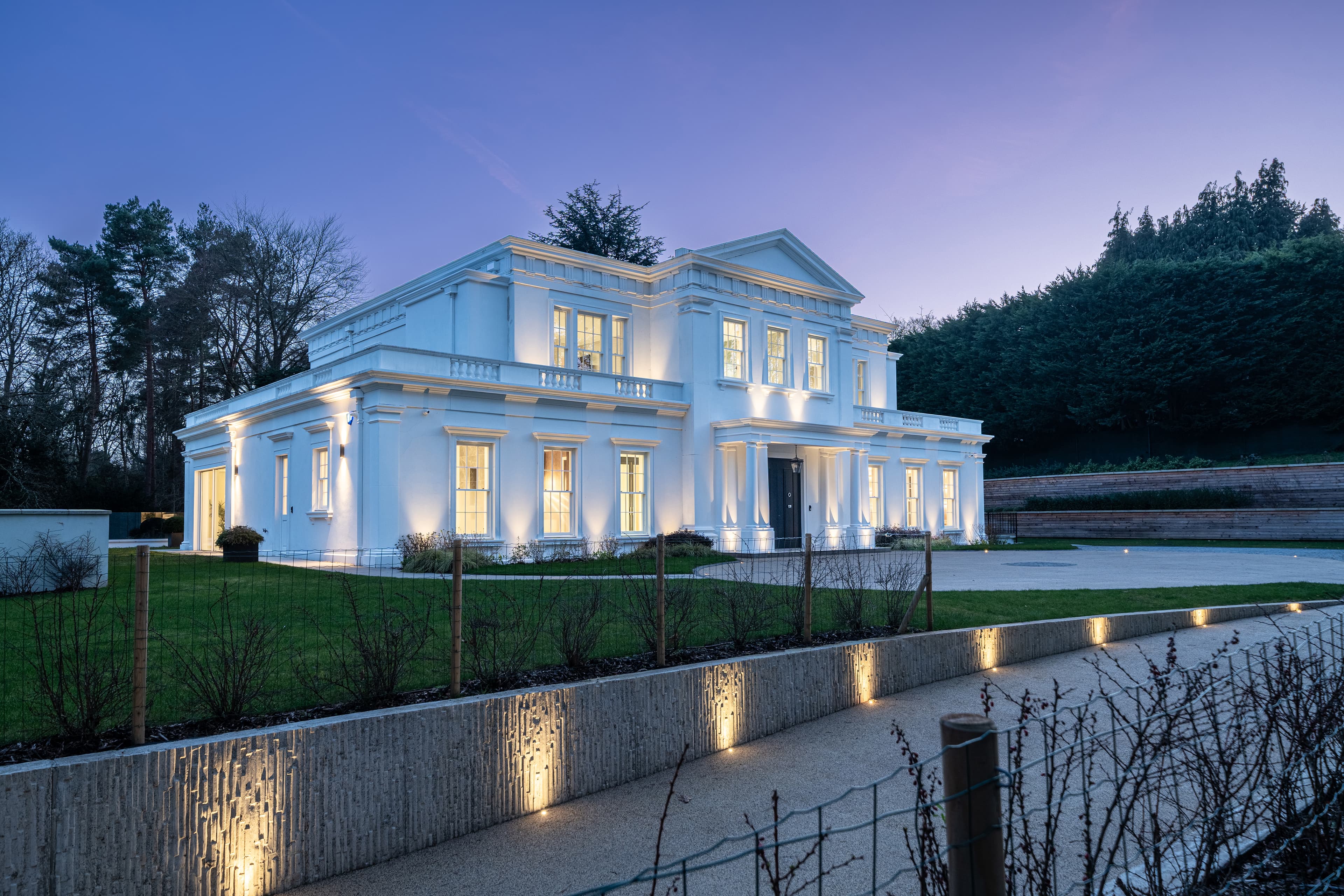 Wentworth Drive, Virginia Water, Surrey - Dusk